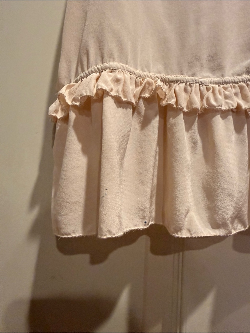 Ulla Johnson Lois Blush Silk Flutter Sleeve Blouse View 5